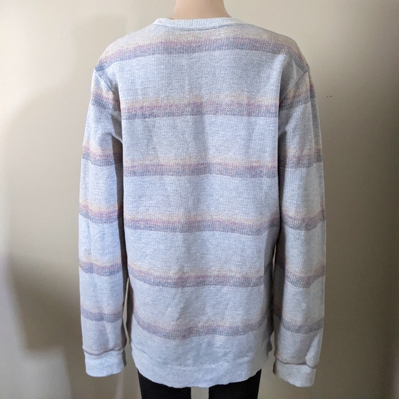 Vans striped knit crewneck sweater, men's medium - Picture 4 of 8